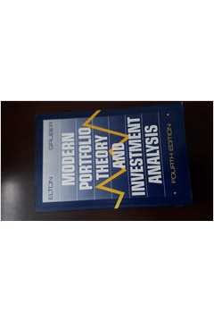 Modern Portfolio Theory and Investment Analysis Business, Finance & Career