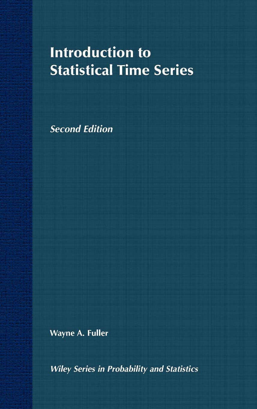 Introduction to Statistical Time Series book
