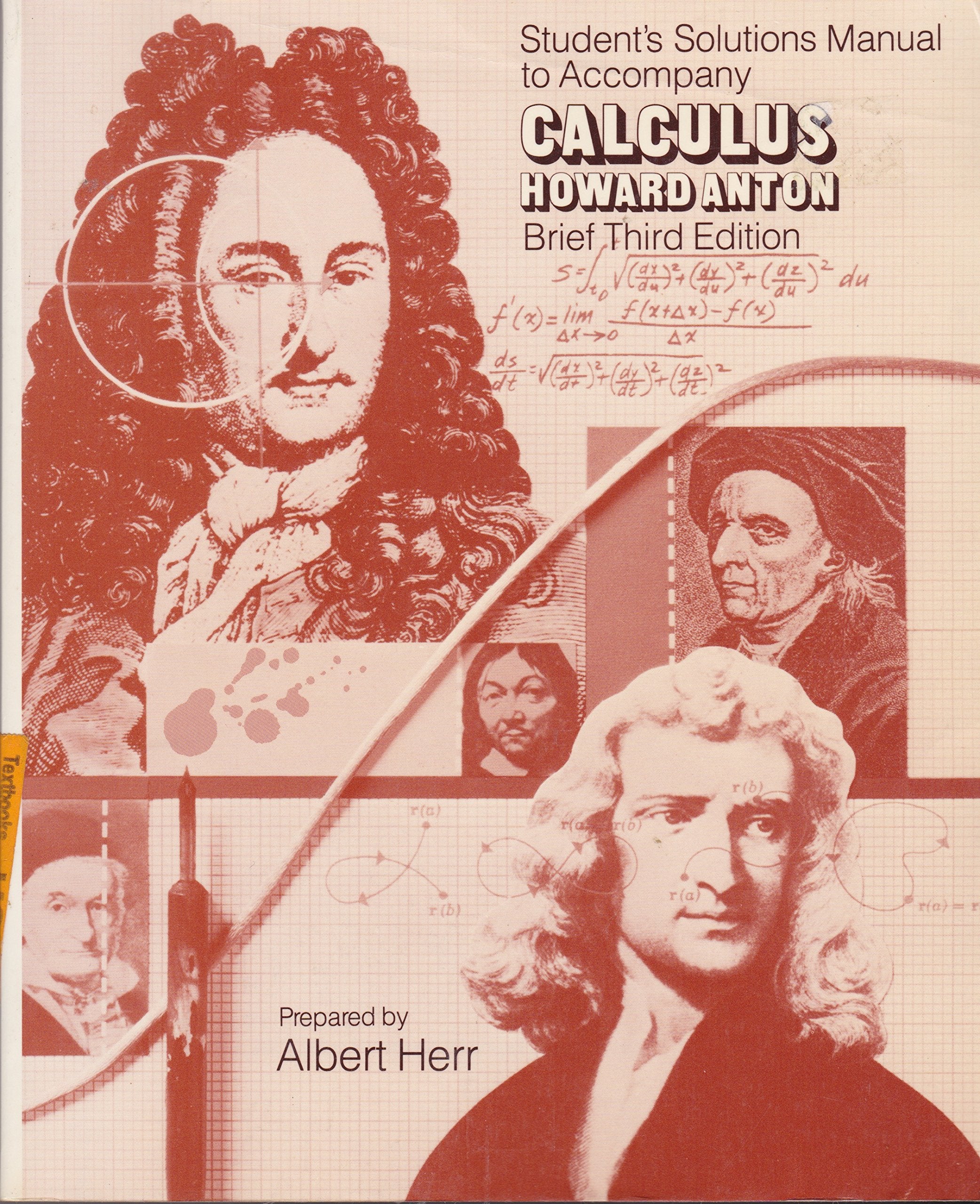 Product Image: Students Solutions Manual to Accompany Calculus With Analytic Geometry