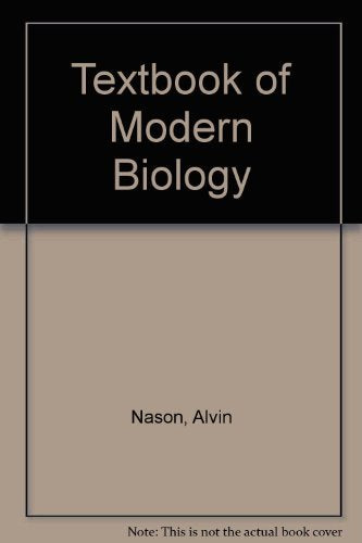 Textbook of Modern Biology Natural Sciences