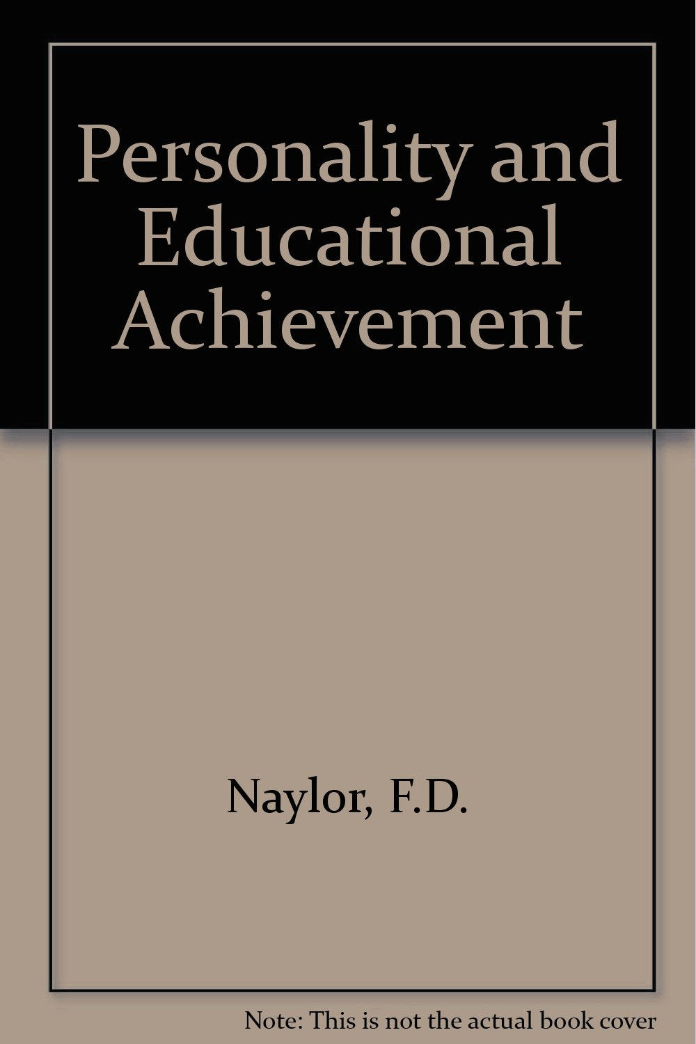Personality and Educational Achievement Books