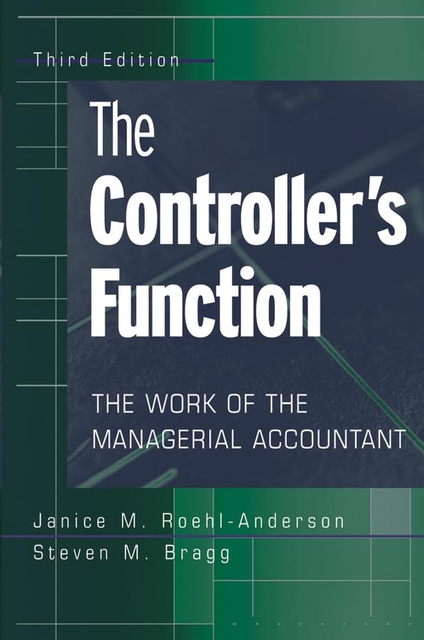 The Controller's Function: The Work of the Managerial Accountant Law