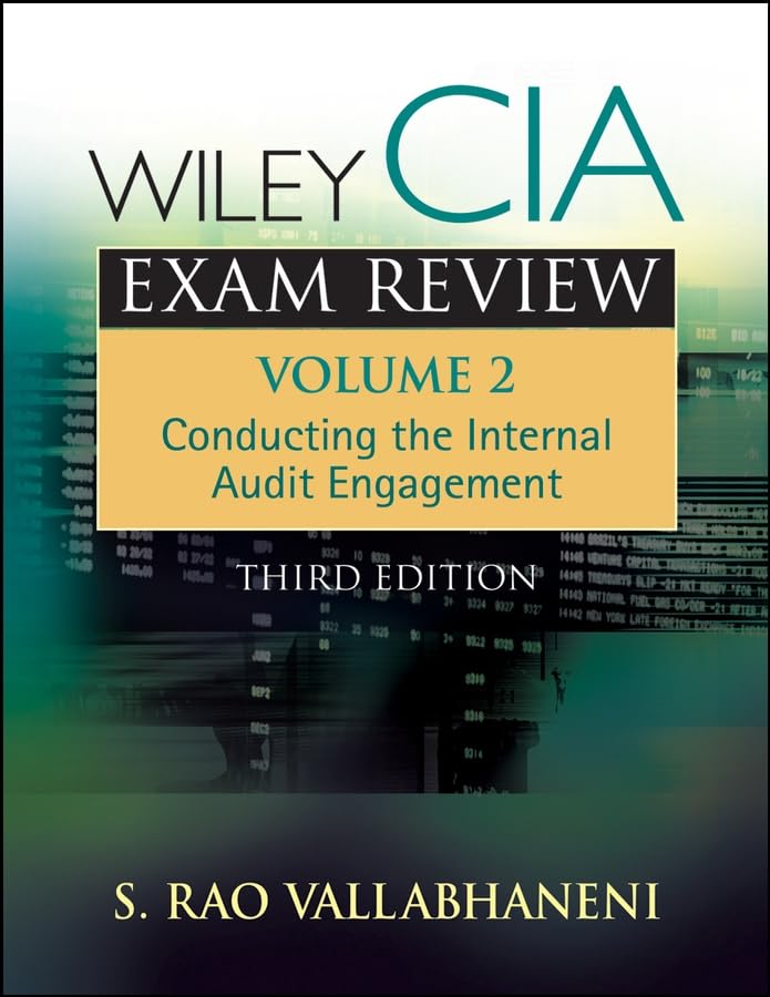 Controlling the Internal Audit Engagement (Wiley CIA Exam Review Series) Law