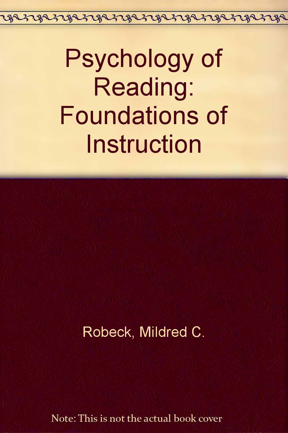 Psychology of Reading: Foundations of Instruction Study Guides