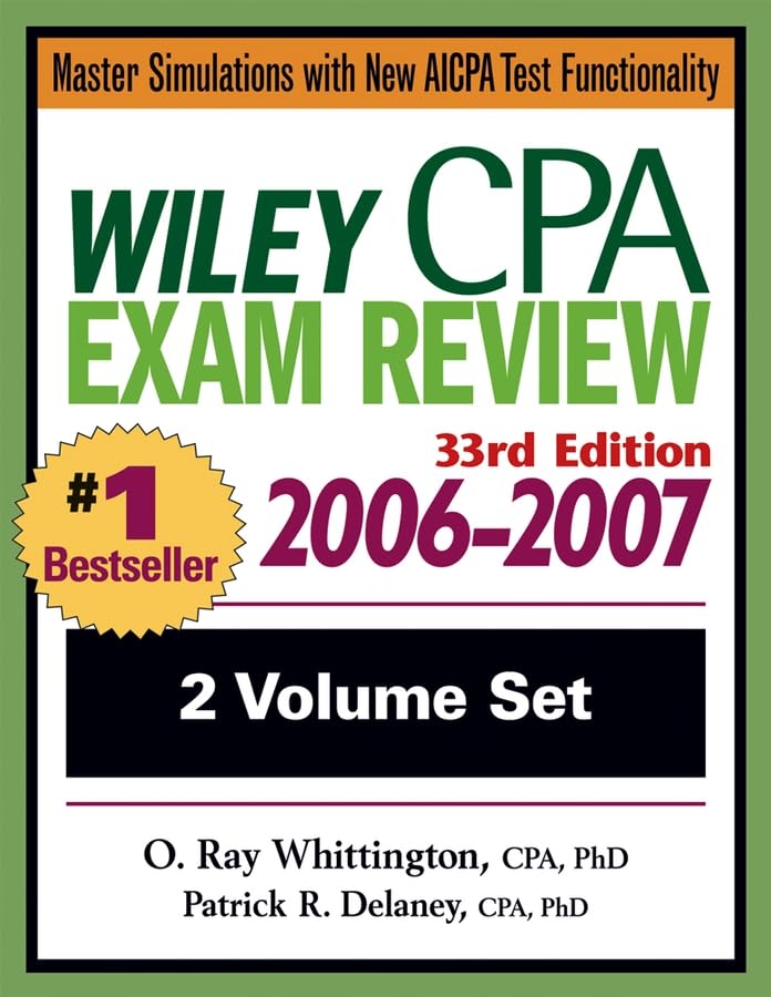 Wiley Cpa Examination Review, 2006-2007 Books