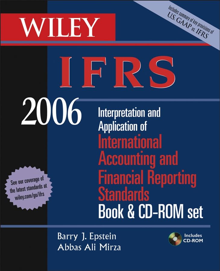 Wiley IFRS 2006: Interpretation and Application of International Financial Reporting Standards Set Books
