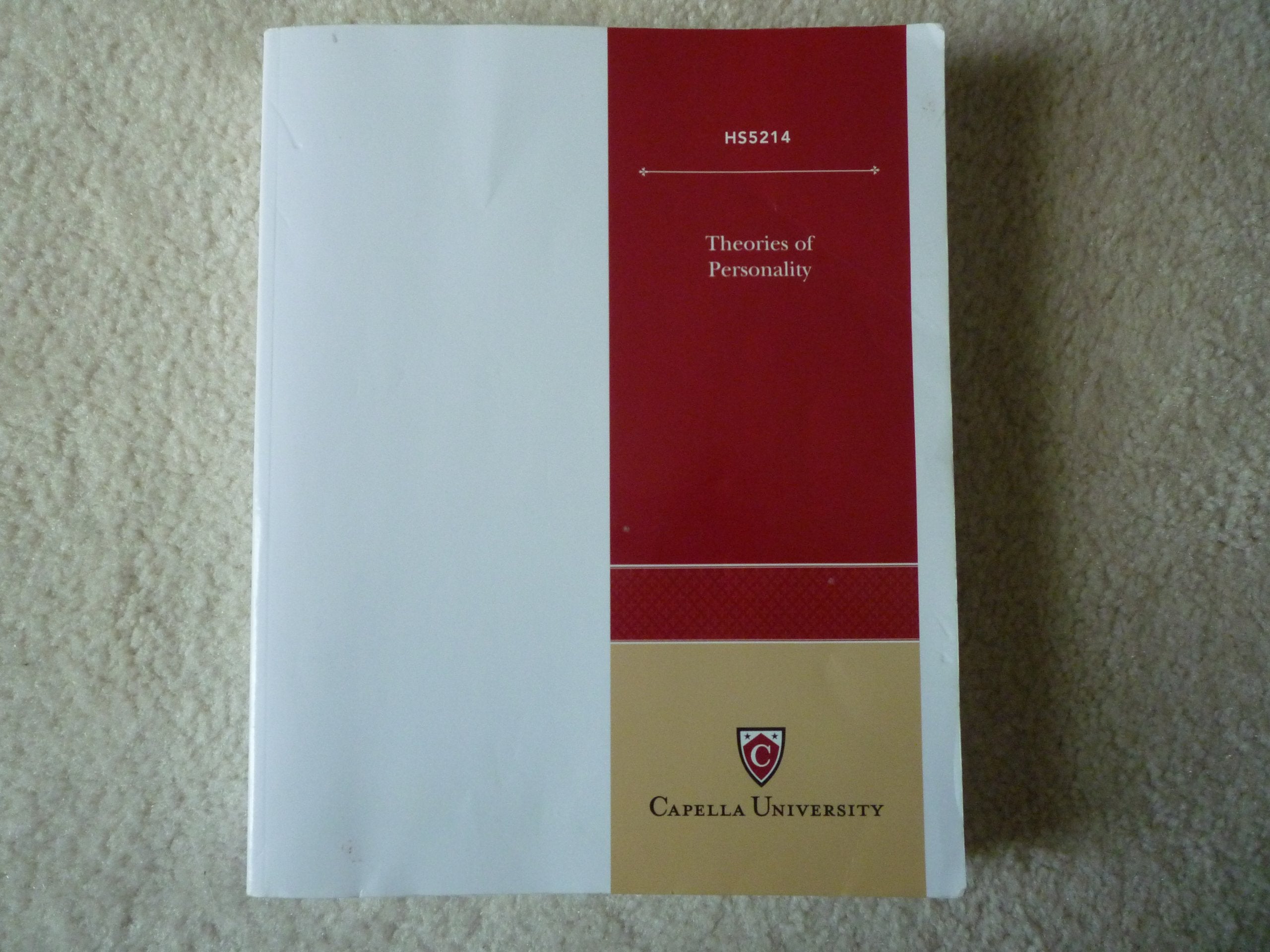 Theories of Personality: HS 814 Books