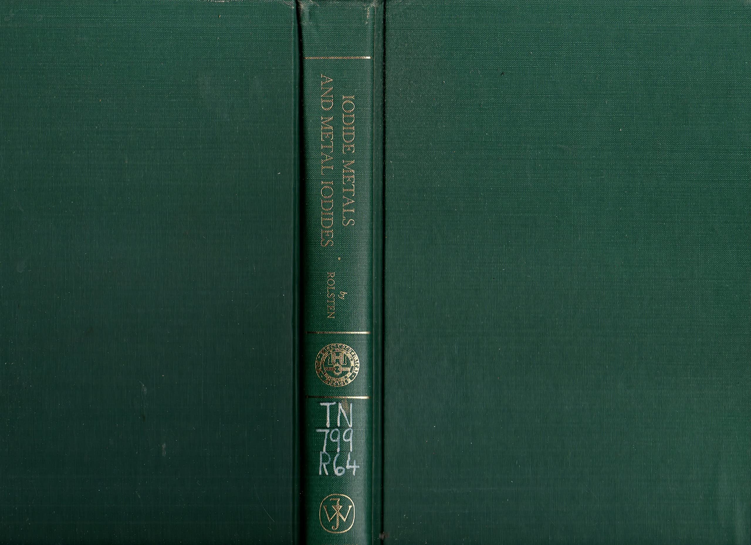 Iodide Metals and Metal Iodides Books