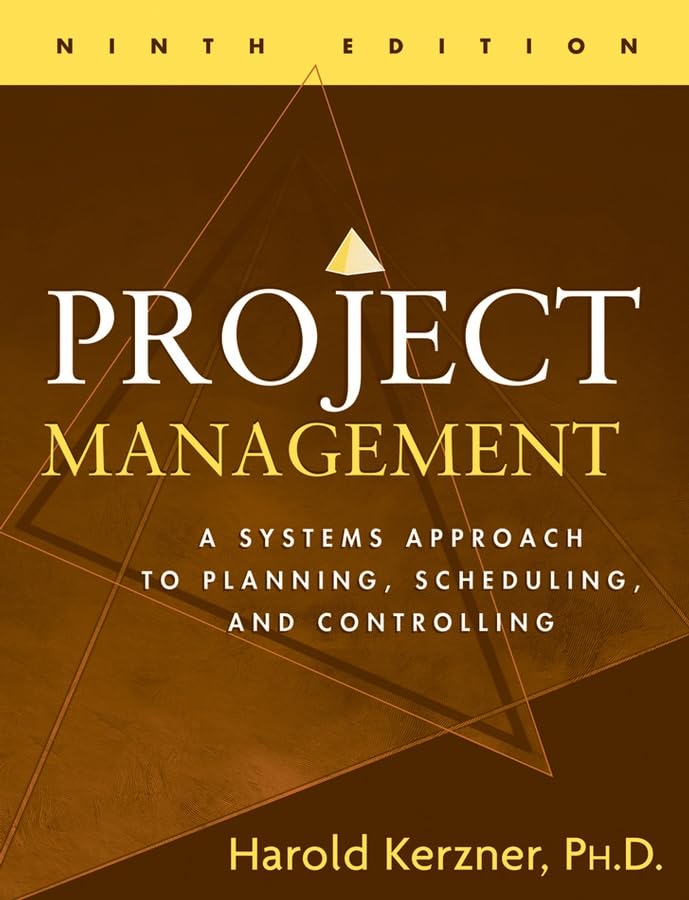 Product Image: Project Management: A Systems Approach to Planning, Scheduling, and Controlling