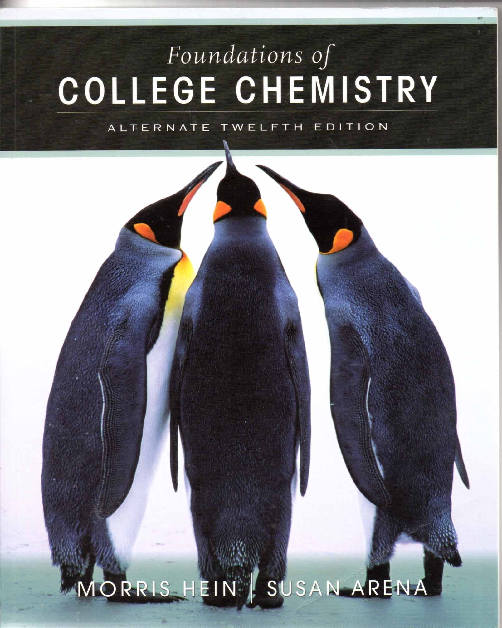 Alternate Edition (Foundations of College Chemistry) Natural Sciences