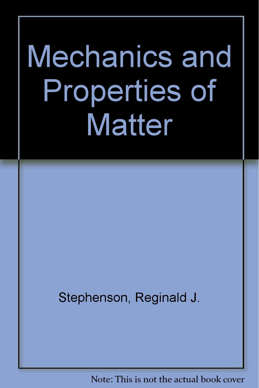 Mechanics and Properties of Matter Natural Sciences