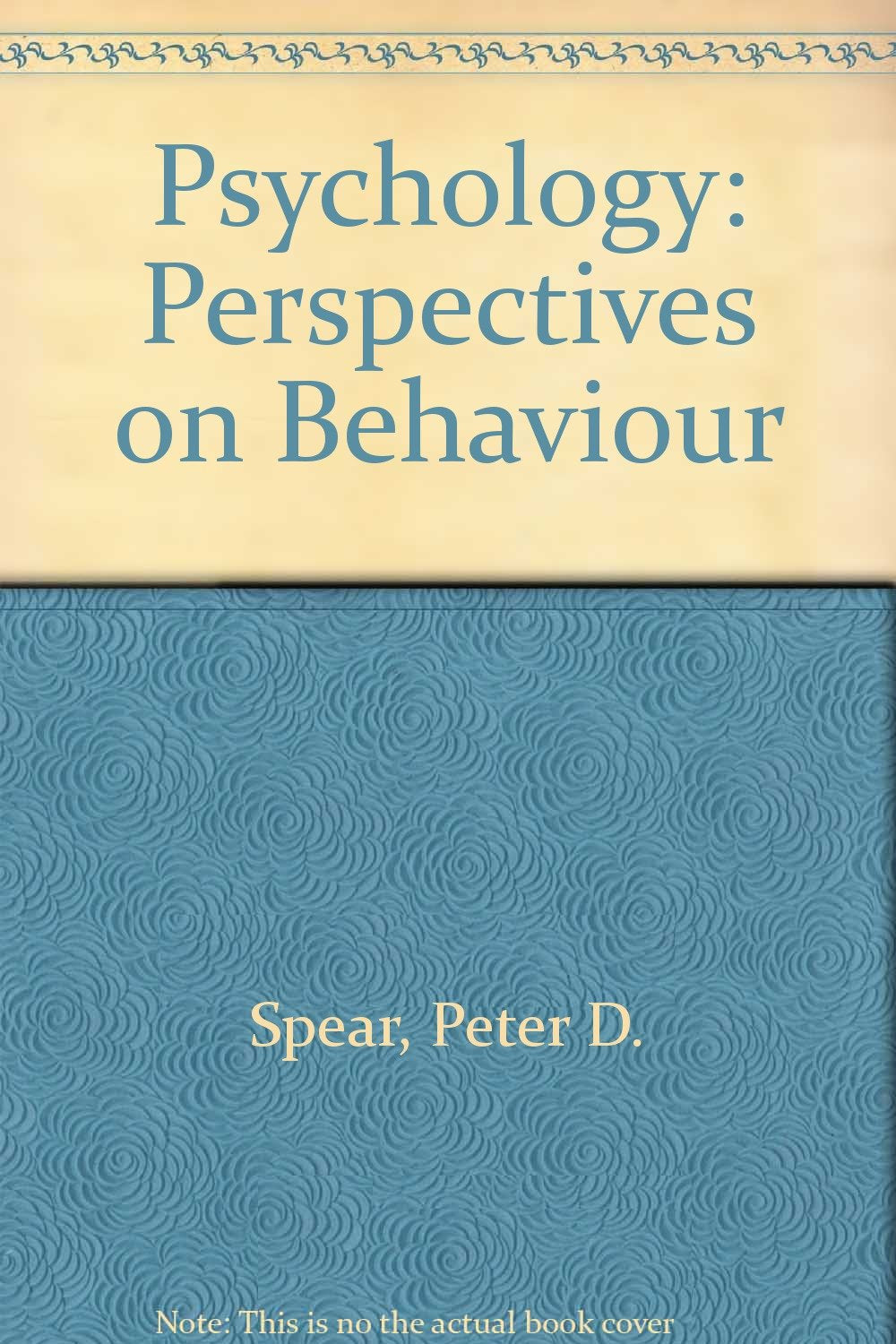 Product Image: Psychology: Perspectives on Behavior: Perspectives on Behaviour
