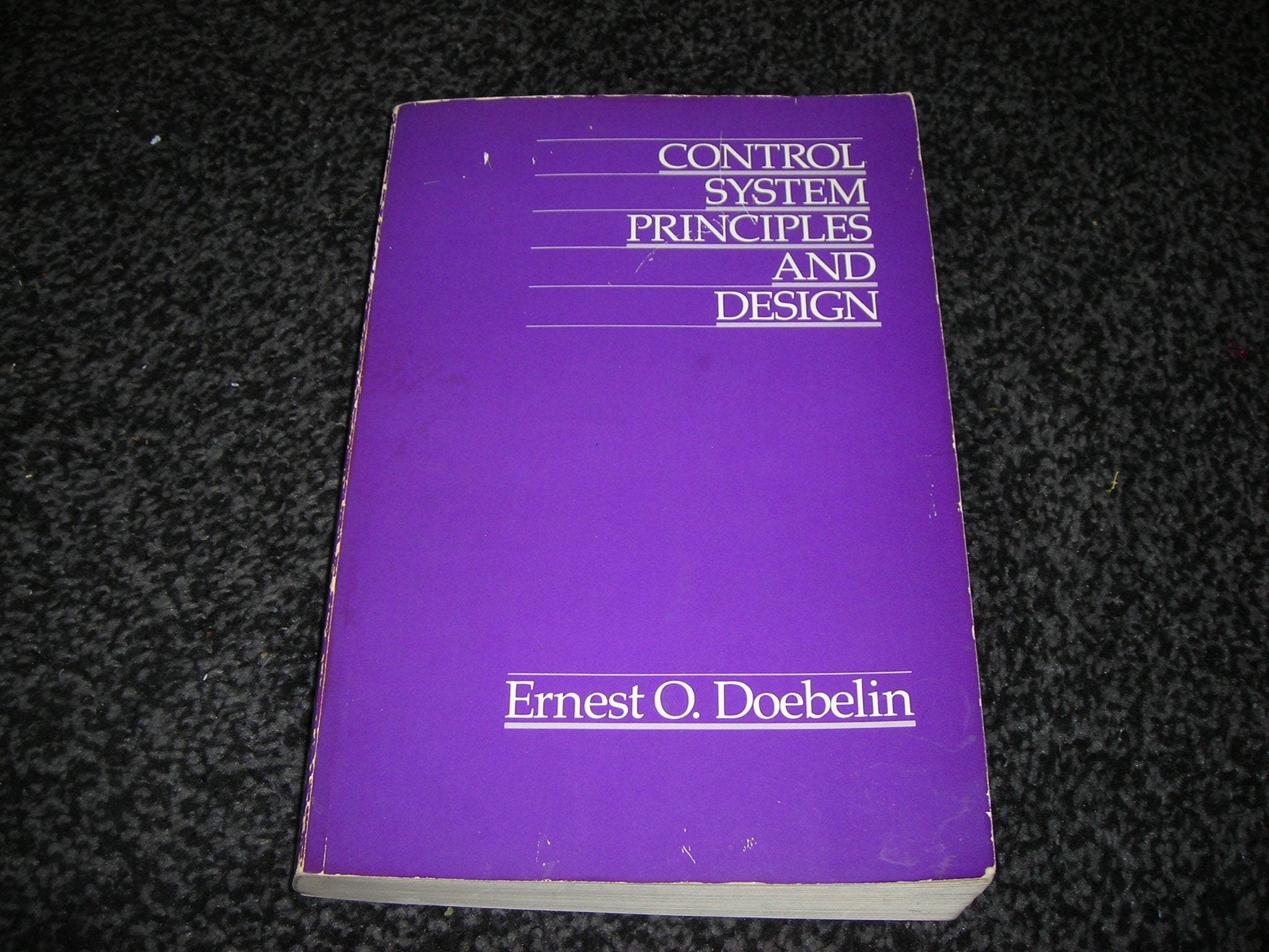 Control System Principles and Design Business & Technology