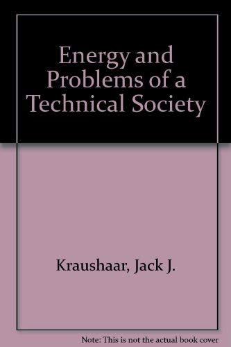 Product Image: Energy and Problems of a Technical Society
