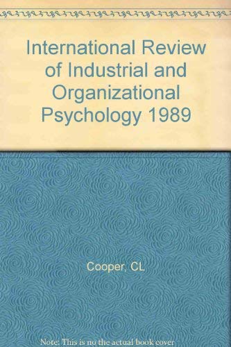 International Review of Industrial and Organizational Psychology: 1989 book