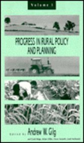 Progress in Rural Policy and Planning (Progress in rural policy & planning) Social Sciences