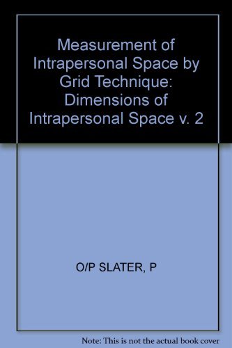 Dimensions of Intrapersonal Space (v. 2) (Measurement of Intrapersonal Space by Grid Technique) Psychology