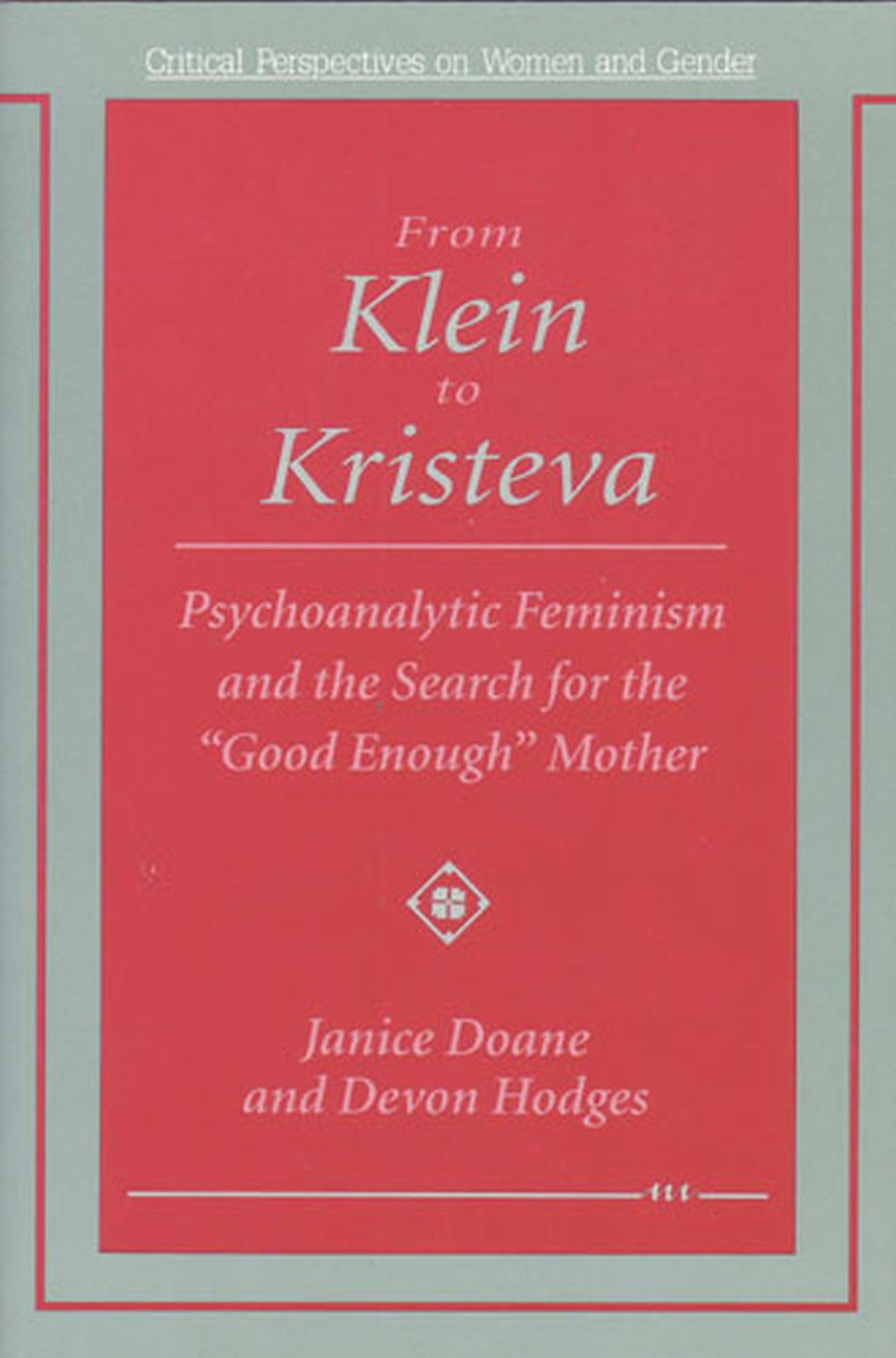 Doane, J:  From Klein to Kristeva Books
