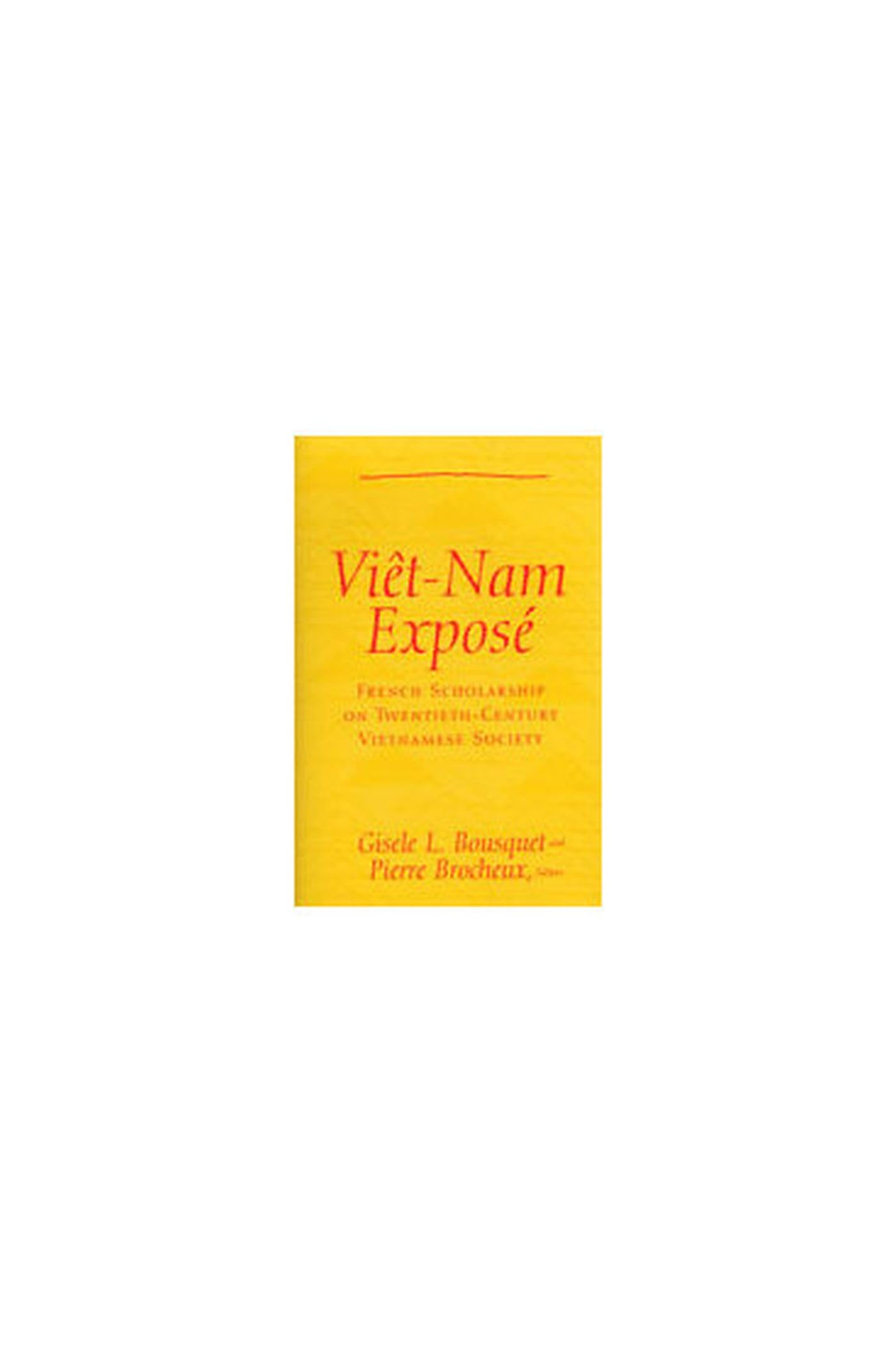 Viet-Nam Expose: French Scholarship on Twentieth-Century Vietnamese Society book