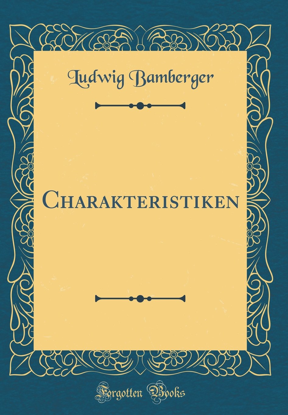 Charakteristiken (Classic Reprint) Film, Art & Culture
