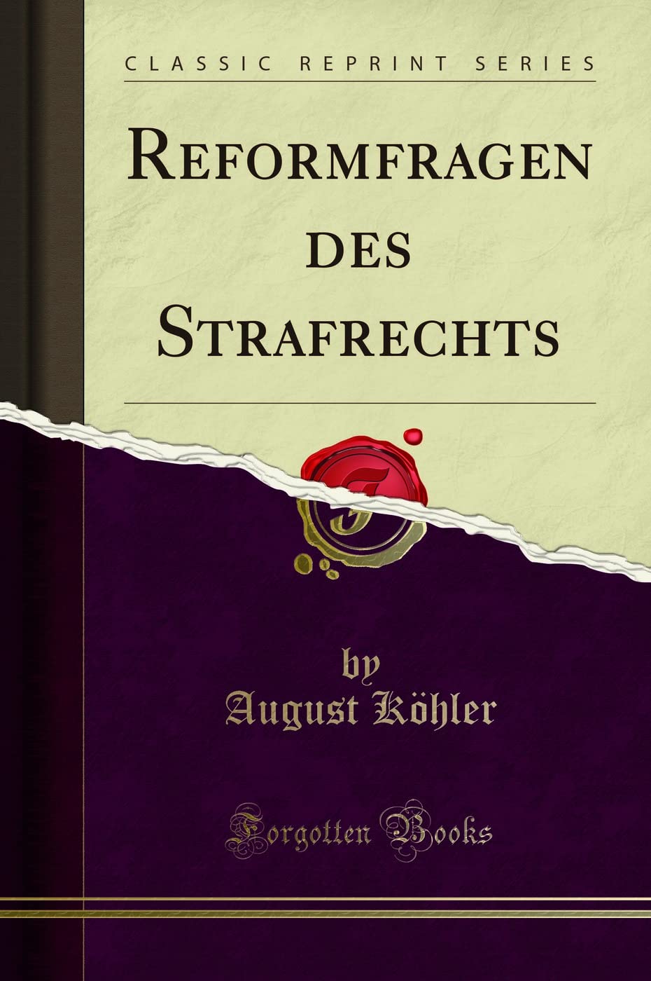 Reformfragen des Strafrechts (Classic Reprint) Law