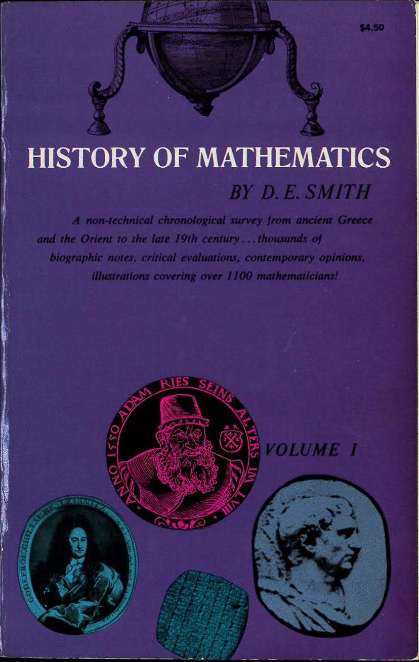 History of Mathematics, Vol. I (Dover Books on Mathematics) Learning & Reference