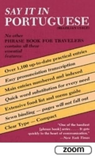 Say It in Portuguese: Brazilian Usage (Dover Language Guides Say It) Foreign Languages ​​& Dictionaries