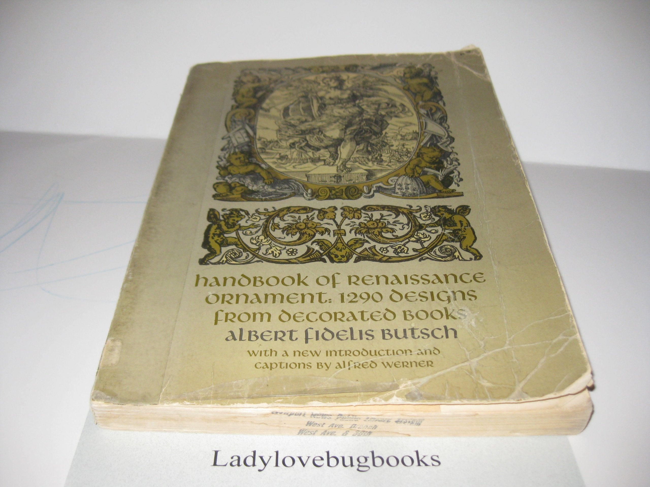 Handbook of Renaissance Ornament; 1290 Designs from Decorated Books. (Dover Pictorial Archives) Film, Art & Culture