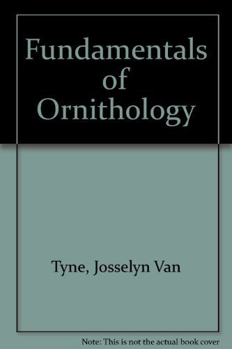 Fundamentals of Ornithology book