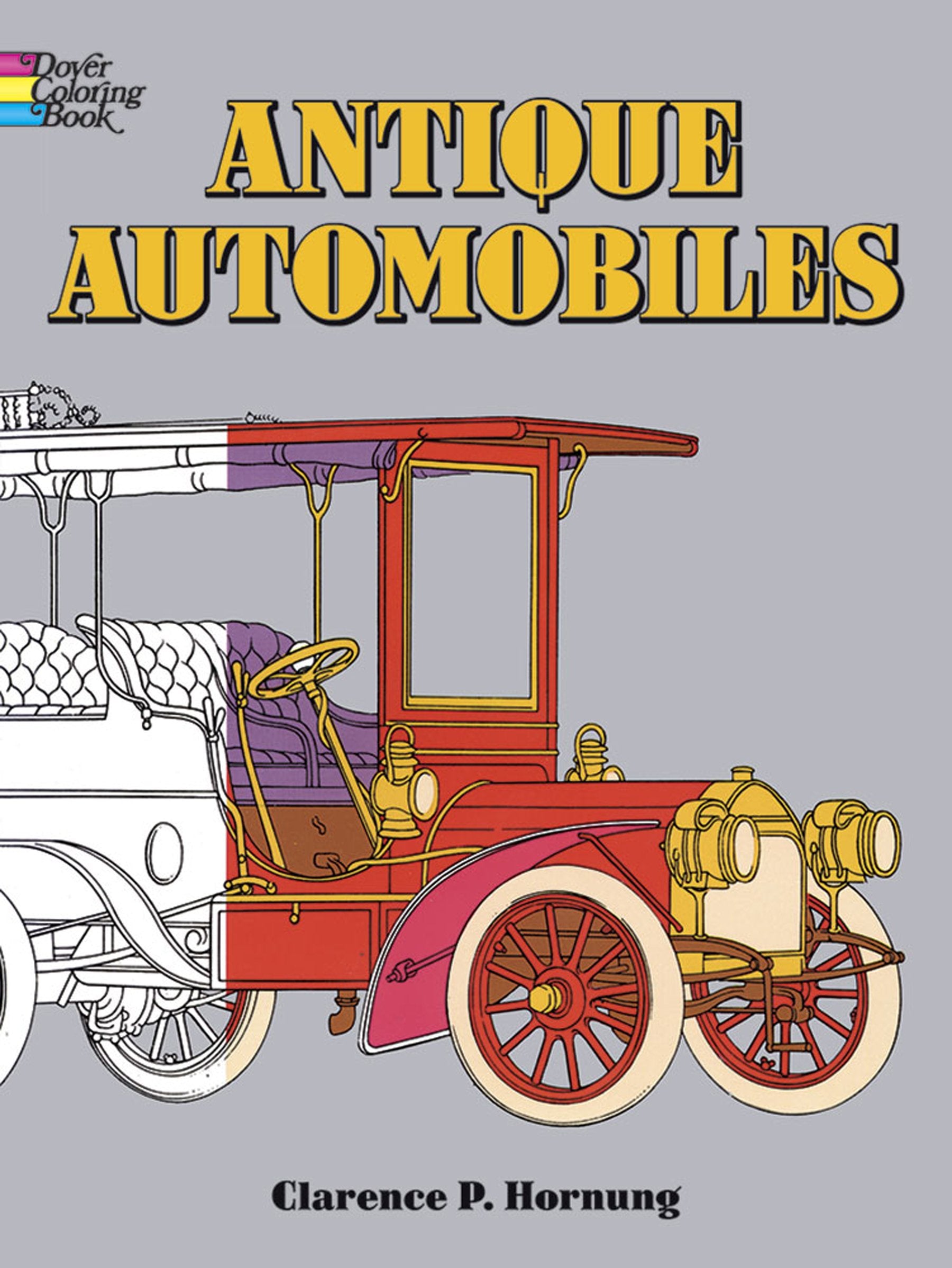 Antique Automobiles Coloring Book book