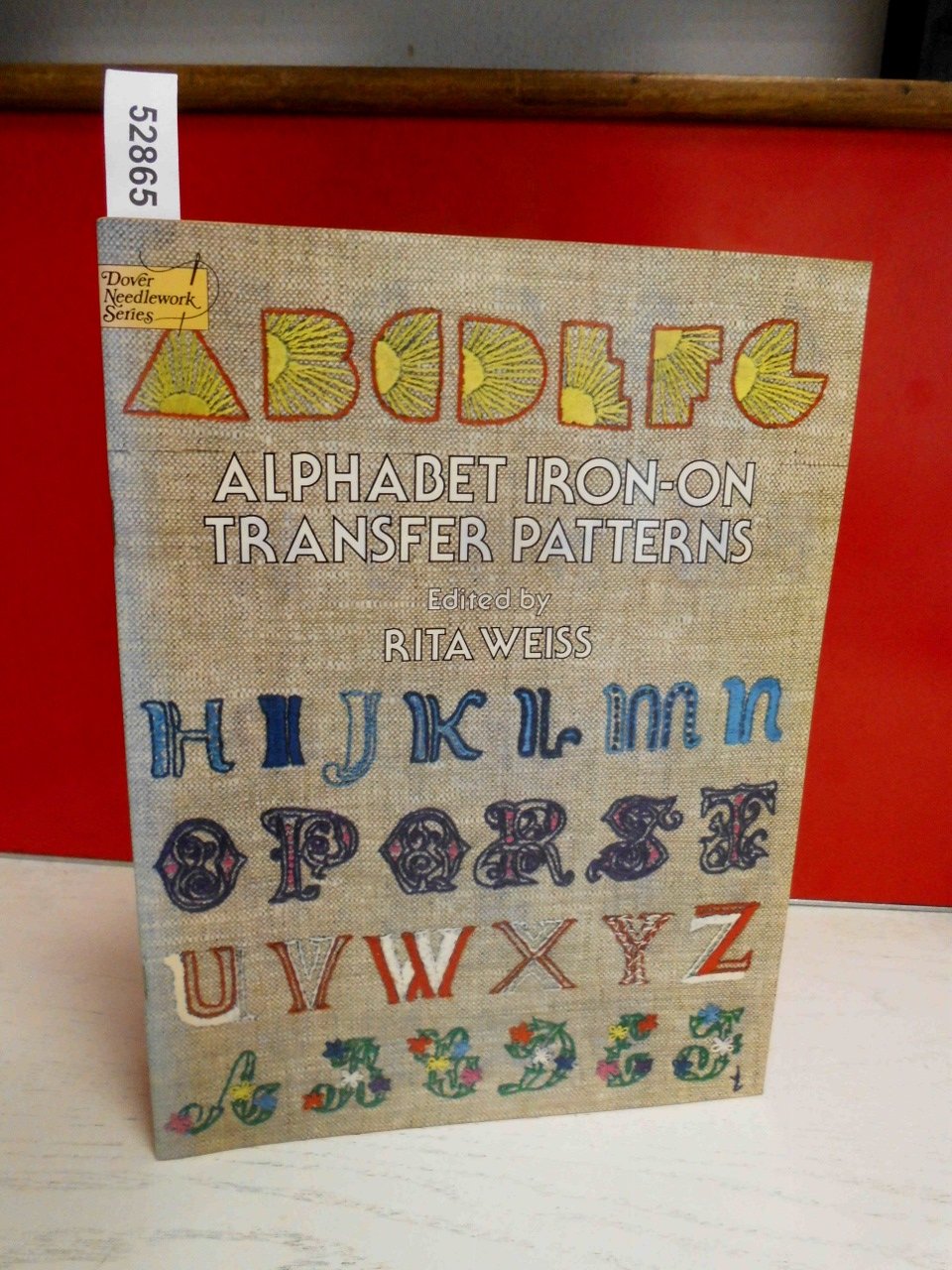 Alphabet Iron-On Transfer Patterns Books
