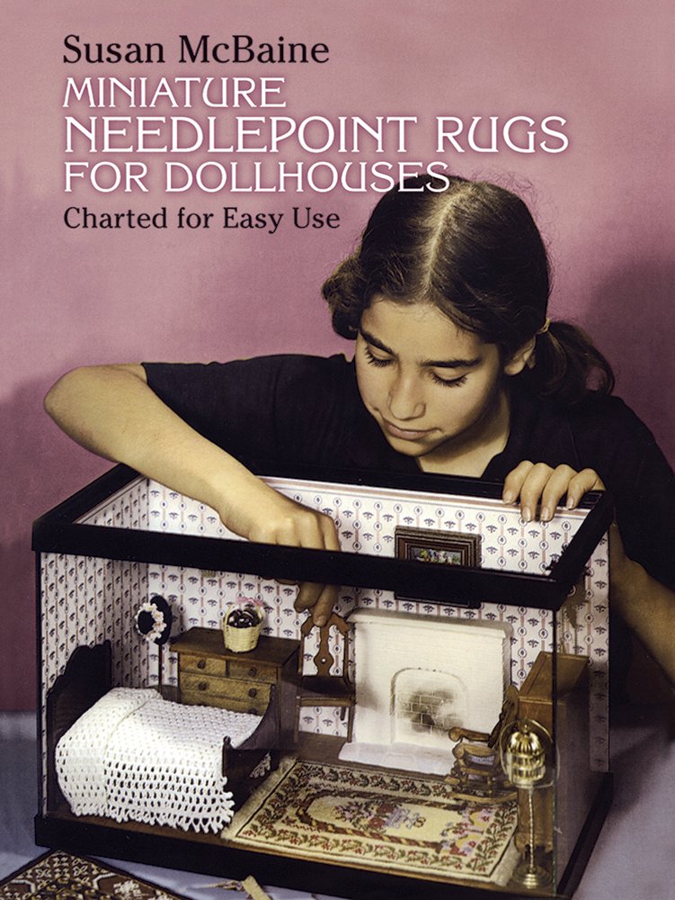 Miniature Needlepoint Rugs for Dollhouses: Charted for Easy Use book