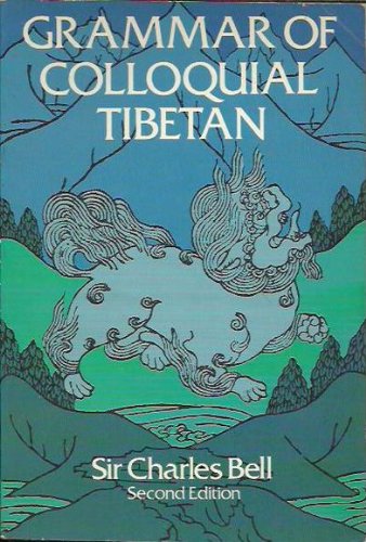 Grammar of colloquial Tibetan book