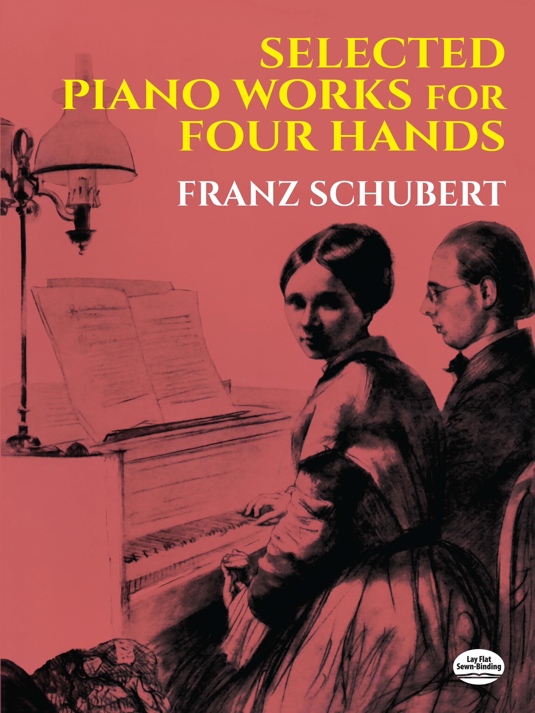 Selected Piano Works For Four Hands. (Dover Music for Piano) Sheet Music
