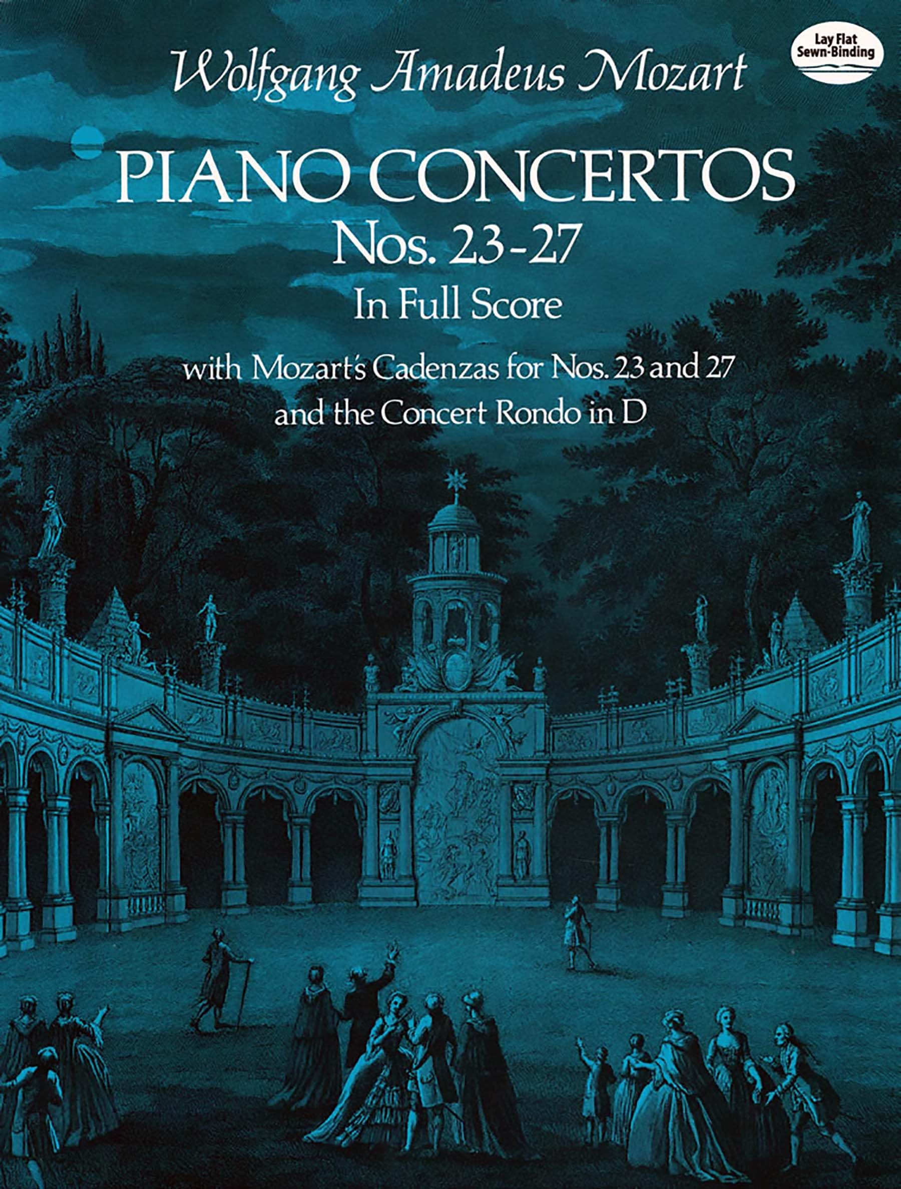 Piano Concertos Nos. 23-27. Partitur: In Full Score. with Mozart's Cadenzas for No.s 23 and 27 and the Concert Rondo in D (Dover Orchestral Music Scores) Sheet Music