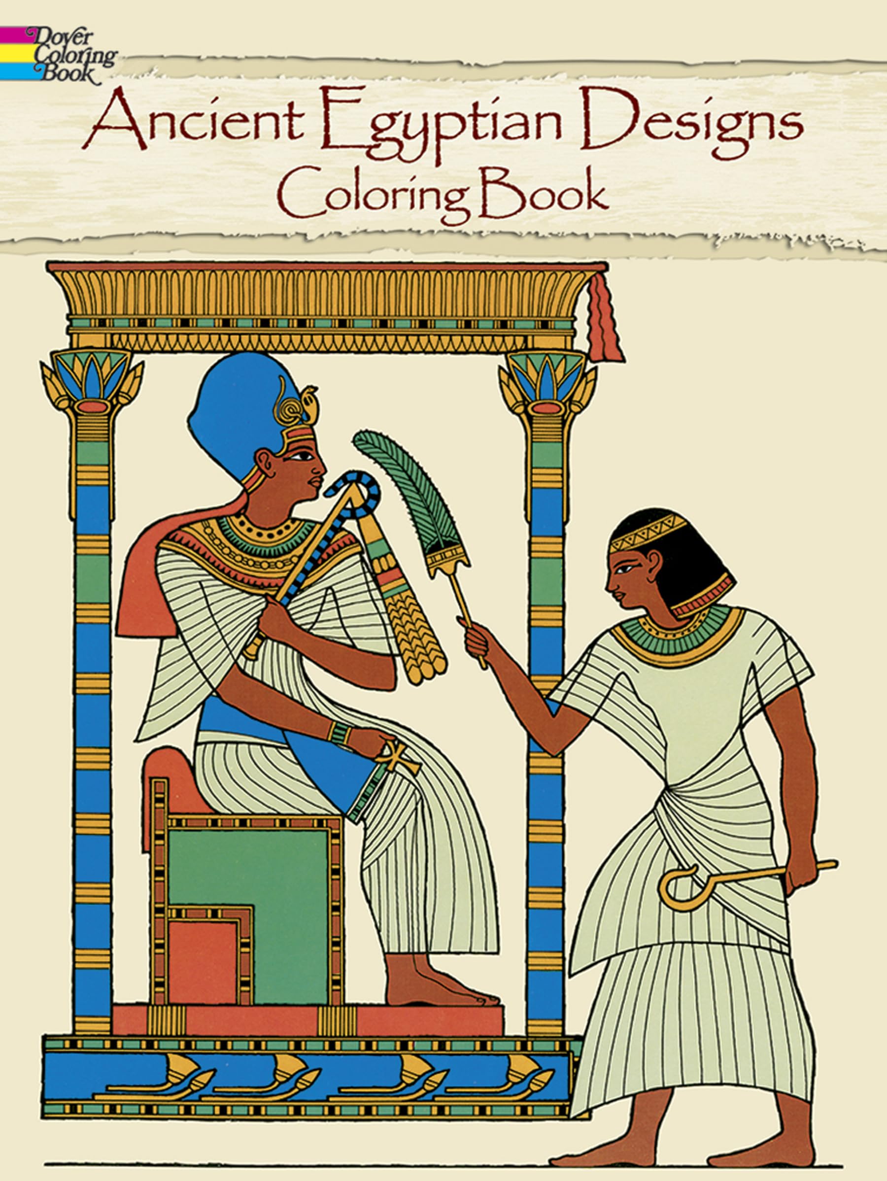 Ancient Egyptian Designs Coloring Book (Dover Design Coloring Book) Non-fiction