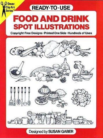 Ready-To-Use Food and Drink Spot Illustrations (Dover Clip Art) Film, Art & Culture