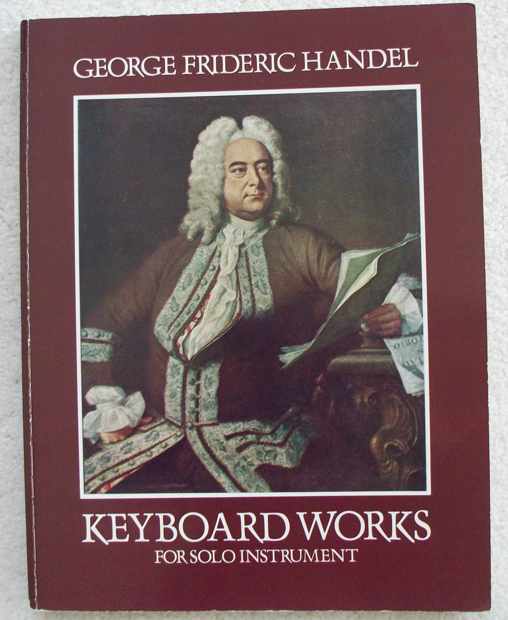 Keyboard Works For Solo Instruments. (Dover Classical Piano Music) Sheet Music