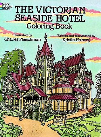 The Victorian Seaside Hotel Colouring Book book