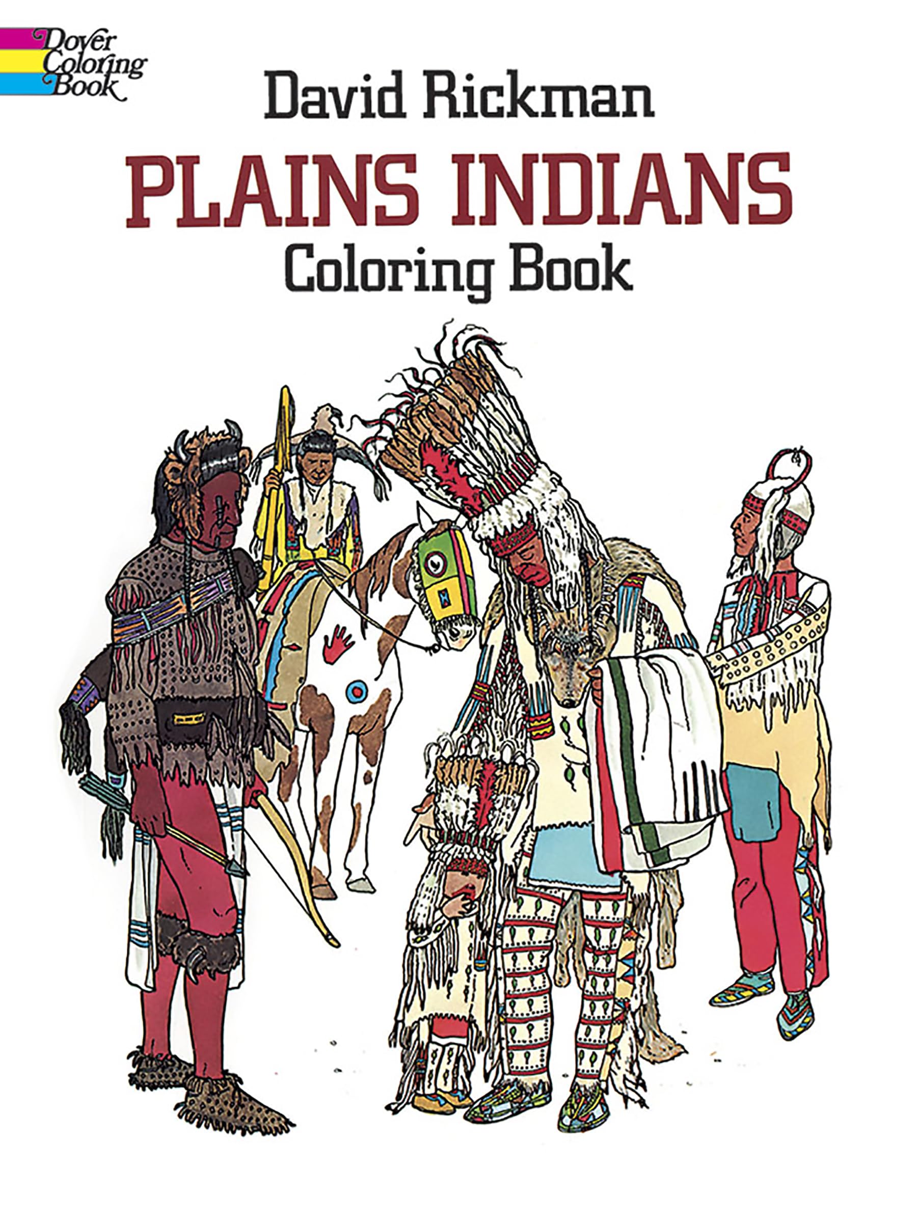 Plains Indians Coloring Book (Dover Native American Coloring Books) Non-fiction