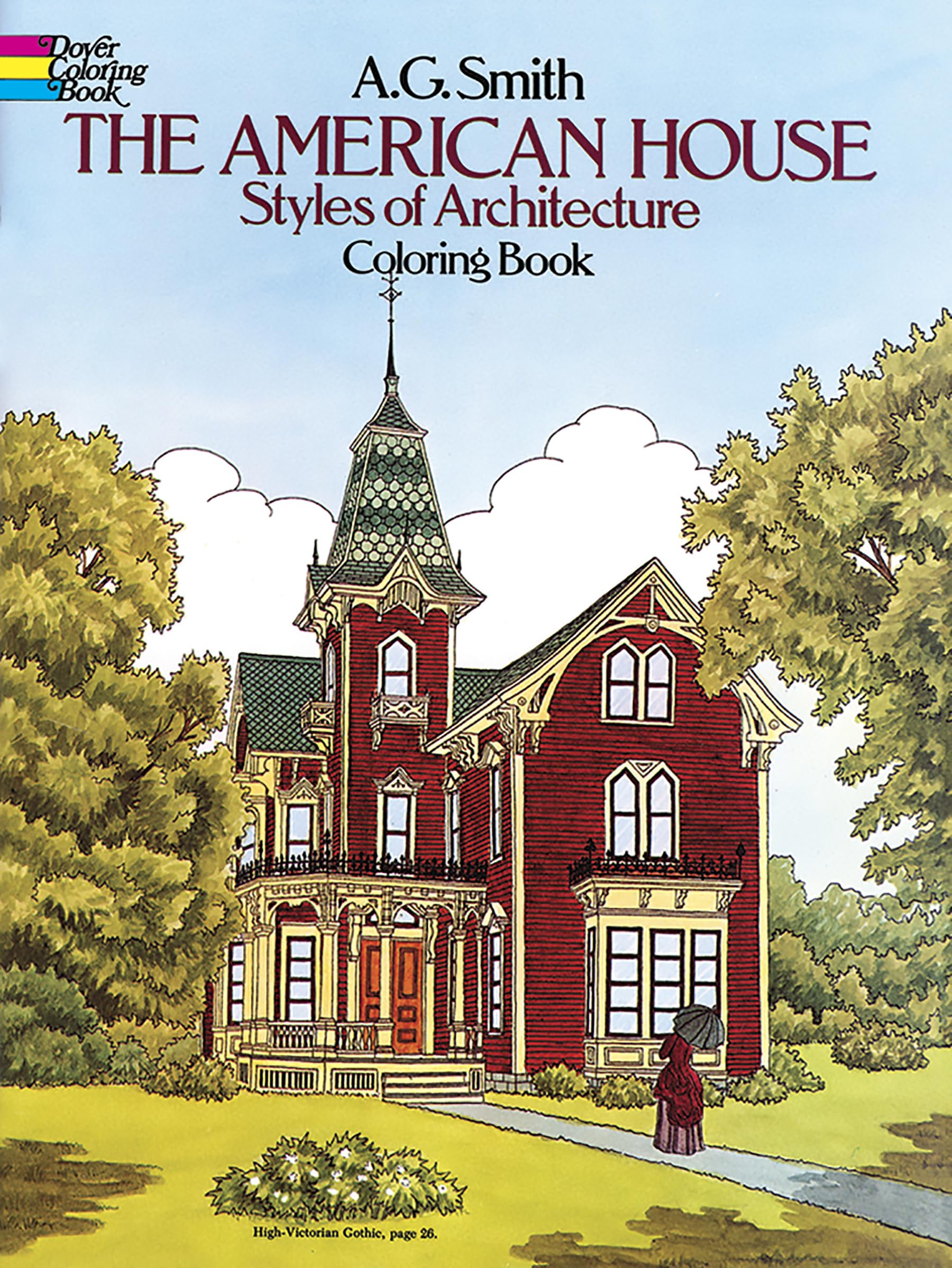 The American House Styles of Architecture Coloring Book book