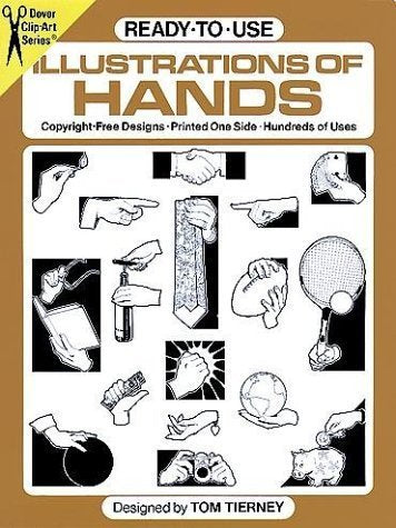 Ready-To-Use Illustrations of Hands (Dover Clip-Art Series) Film, Art & Culture