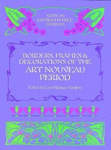 Borders, Frames and Decorations of the Art Nouveau Perion (Dover Pictorial Archive Series) Film, Art & Culture