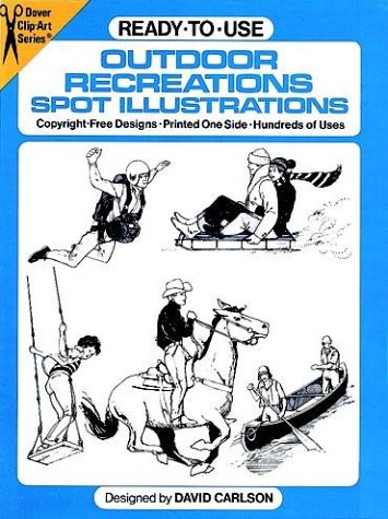 Ready-To-Use Outdoor Recreations Spot Illustrations (Dover Clip Art) Film, Art & Culture