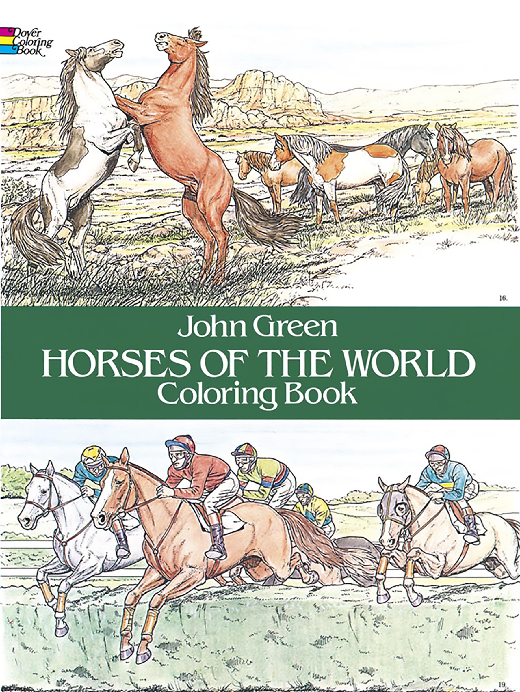 Horses of the World Coloring Book (Dover Animal Coloring Books) Tiptoi & Games