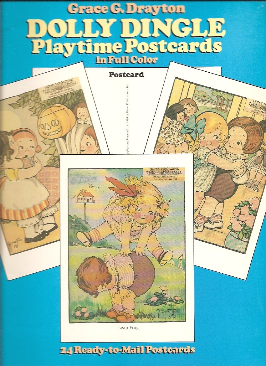 Dolly Dingle Playtime Postcards in Full Color Hobbies & Crafts