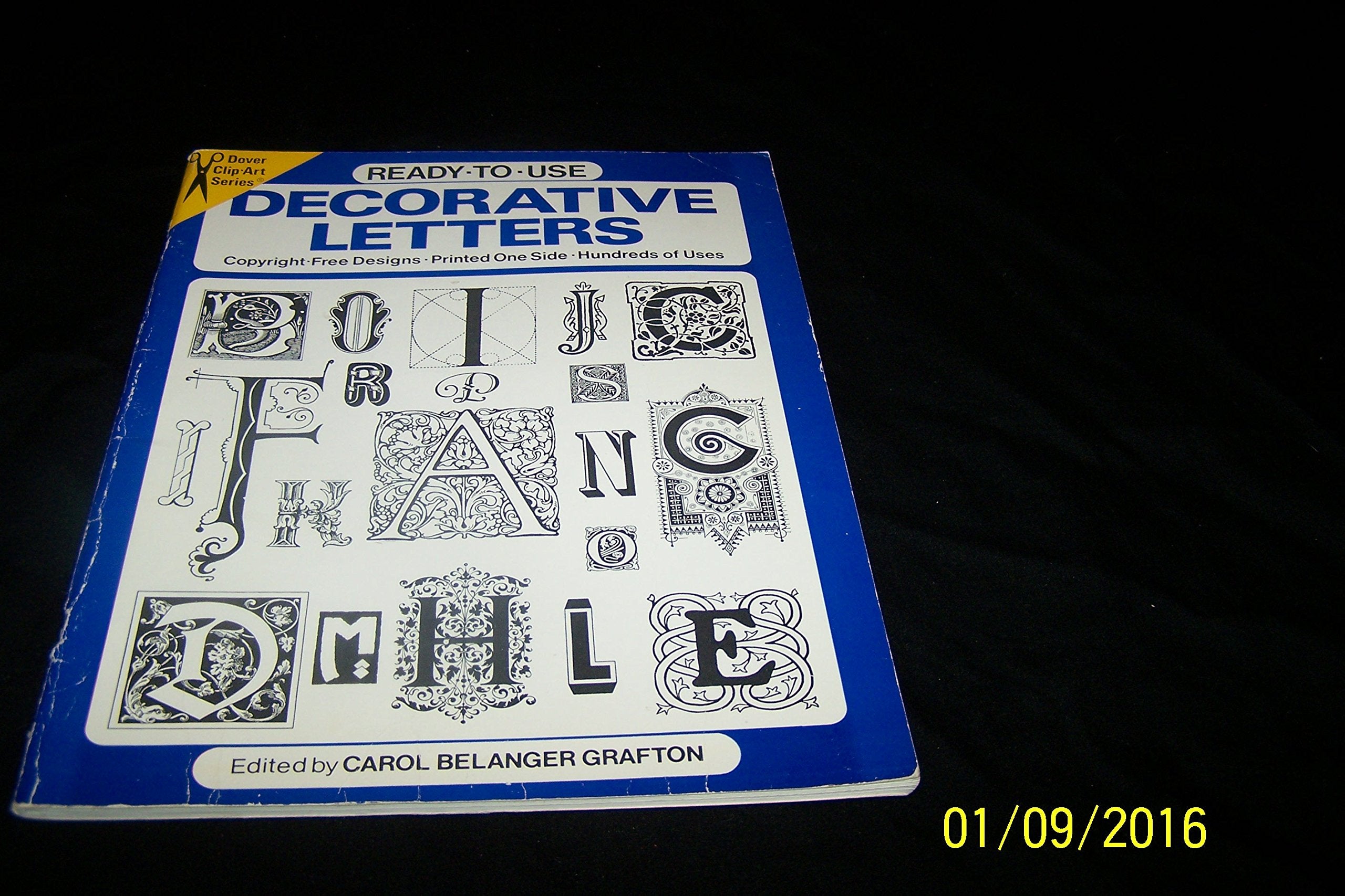 Ready-to-Use Decorative Letters (Dover Clip-Art Series) Media & Communication