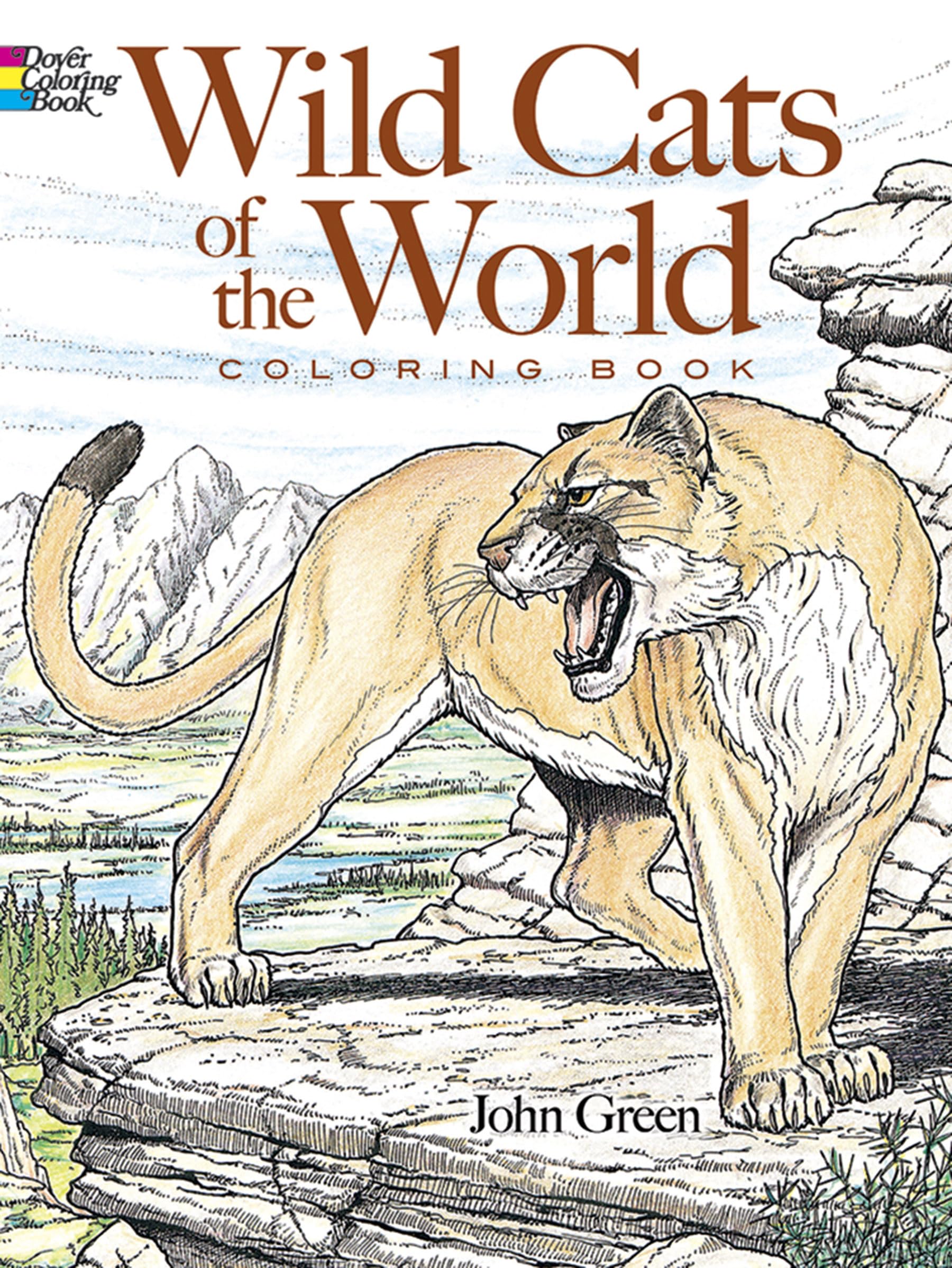 Wild Cats of the World Coloring Book Tiptoi & Games