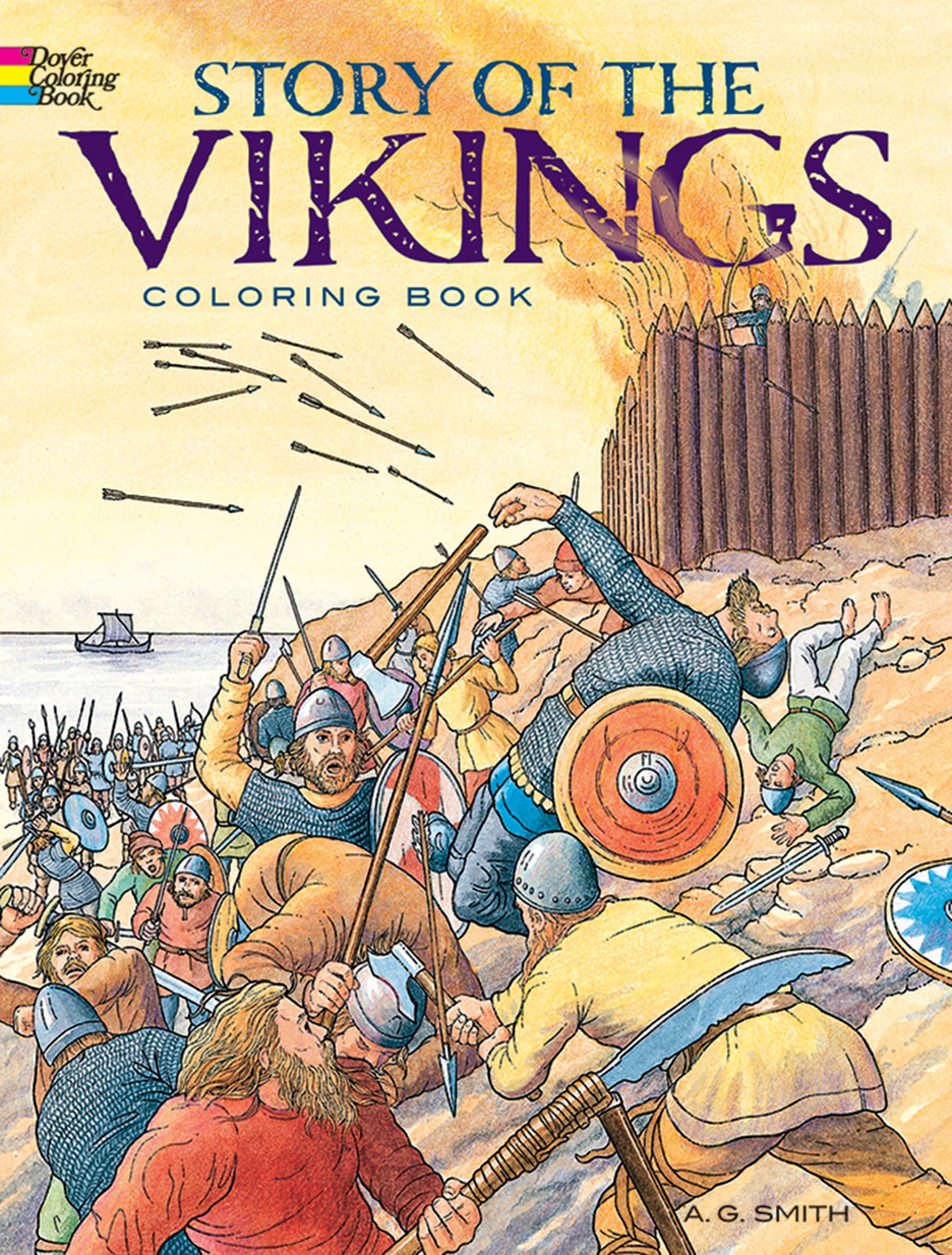 Story of the Vikings Coloring Book Non-fiction