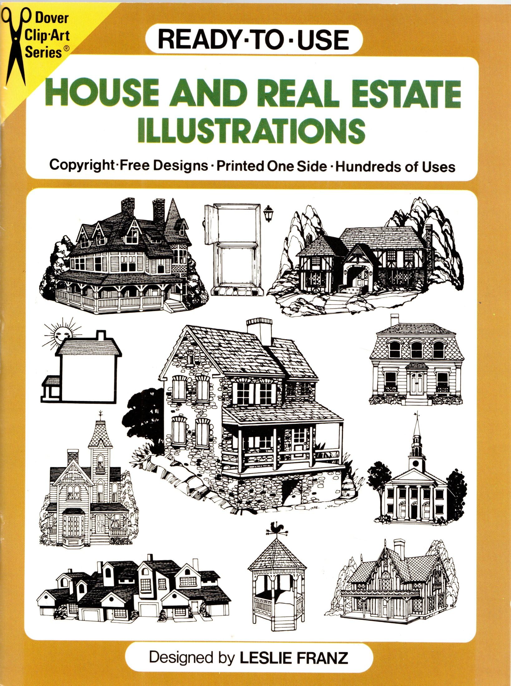 Ready-To-Use House and Real Estate Illustrations (Clip Art Series) Film, Art & Culture